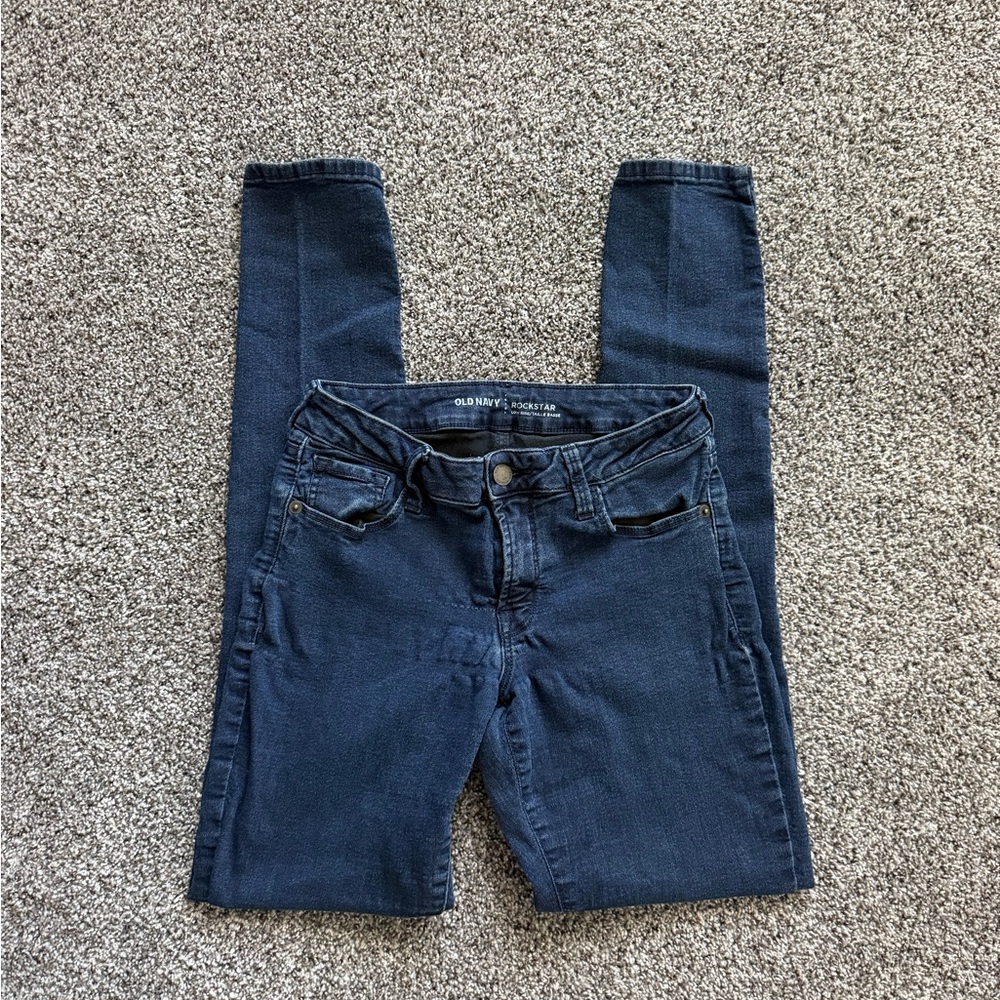 Old Navy Women’s Navy Skinny Jeans